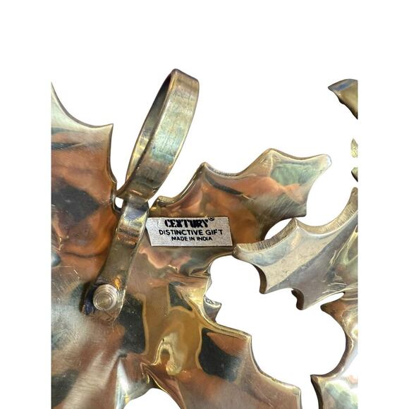 Vintage Set of Brass Candle Holders - Picture 3 of 3